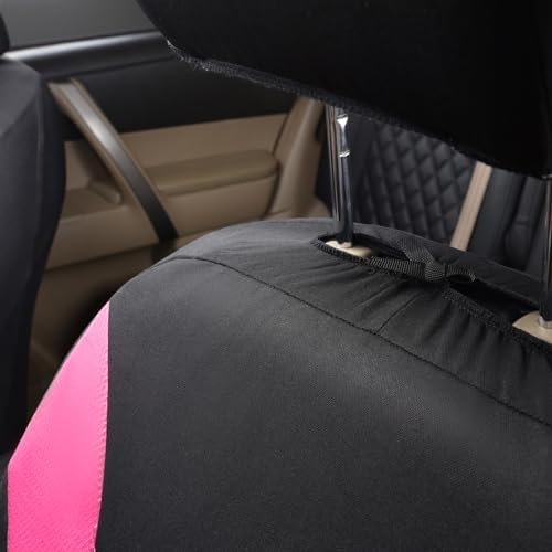 Flying Banner Car Seat Covers Full Set Front Seats and Rear Bench Mesh Fabric...