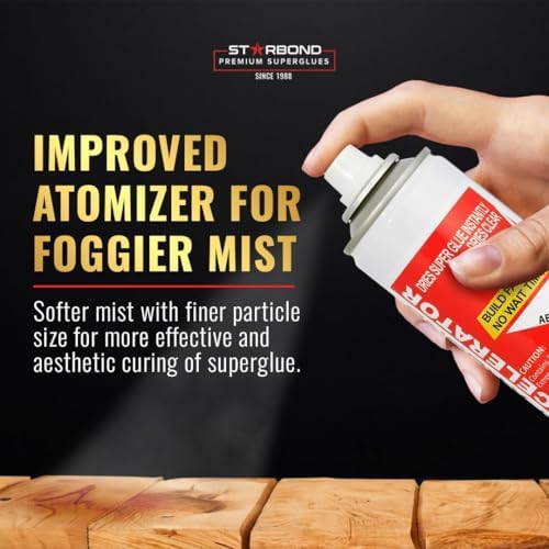 Starbond Medium CA Glue with Activator Bundle (4 oz. + 6 oz.) – Premium Cyano...