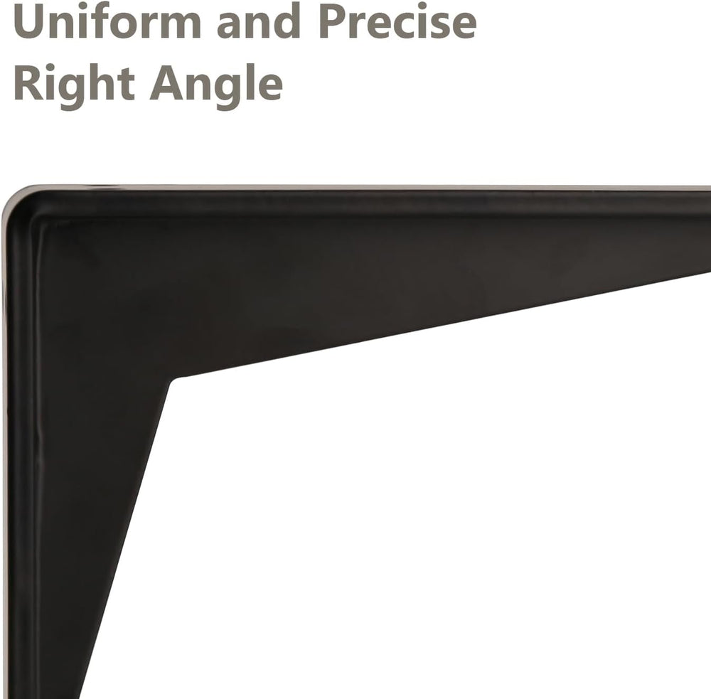 8-Pack 6 Inch Heavy Duty Shelf Brackets, Premium Metal Wall Bracket for Mante...