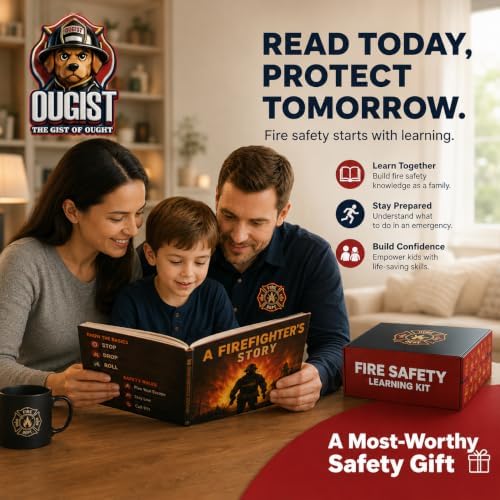 OUGIST ABC Fire Extinguisher, 2.5 lb Dry Chemical, 1A:10B:C Rated Multipurpos...