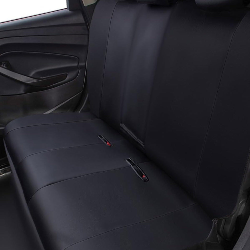 Flying Banner car seat Covers Protects Water Proof Faux Leather Carbon Fiber ...