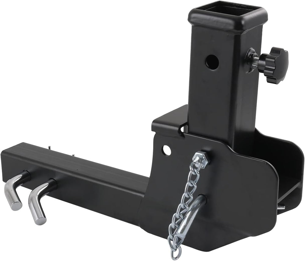 JDMSPEED Trailer Hitch Folding 2" Trailer Hitch 500LB Capacity Shank Mou...