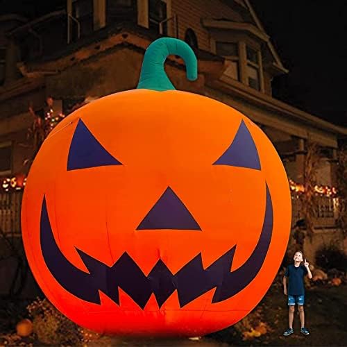 Giant 20Ft Premium Halloween Inflatable Pumpkin Decorations with Blower, Blow...