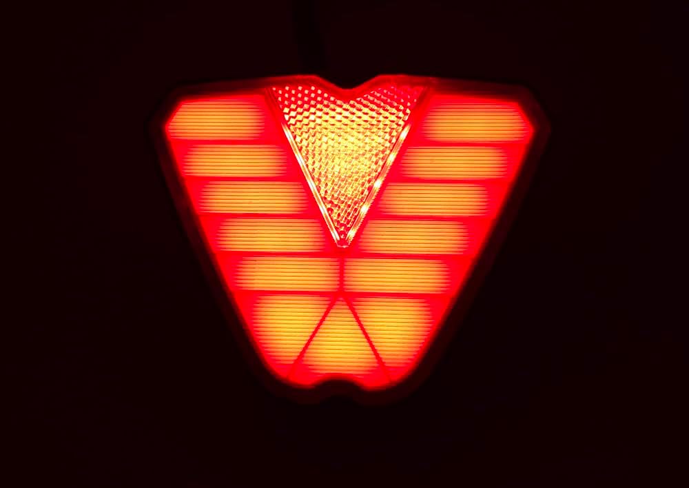 Towing Trailer Hitch Cover Tow Hitch Red LED Brake Light Sequential Turn Sign...