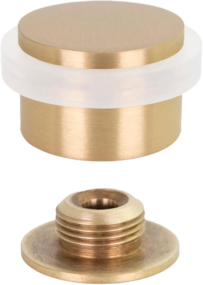 EVI Herrajes | Floor Mounted Doorstop | Adhesive or Screw Installation | W=1,...