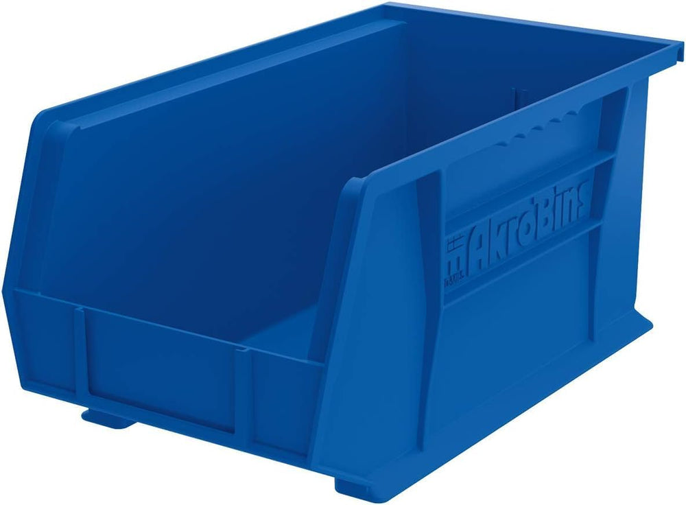 Akro-Mils 12 Pack AkroBins Plastic Storage Bins, Space-Saving Stackable Organ...