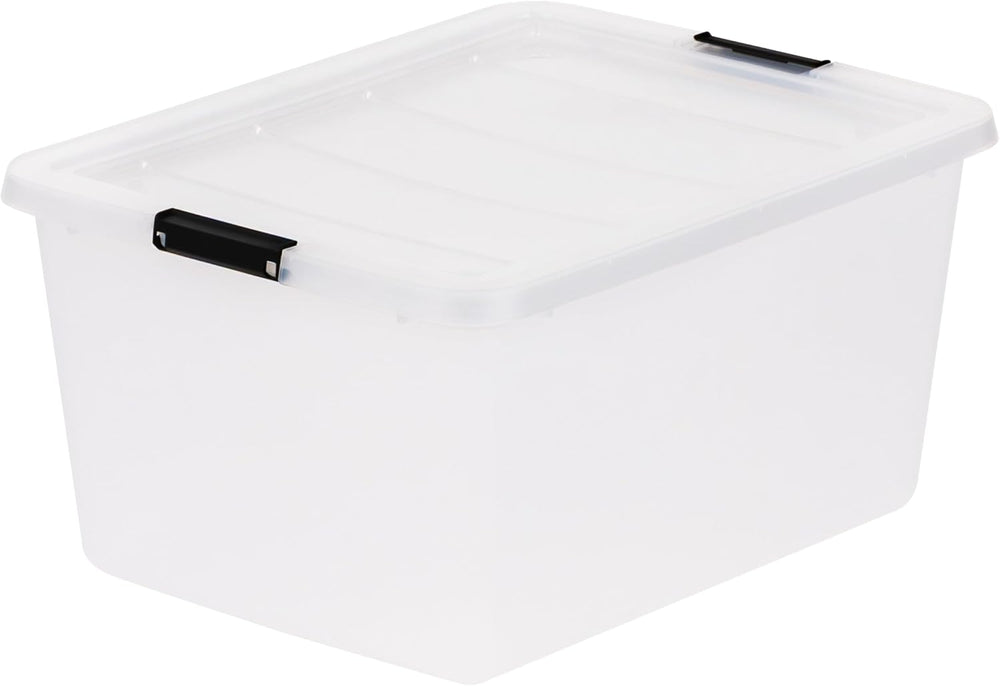 IRIS USA 6-Pack 32.5 Quart Clip Box with Latching Lid