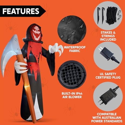 Joiedomi 12 ft Tall Halloween Inflatable Outdoor Decoration, Blow Up Yard Dec...