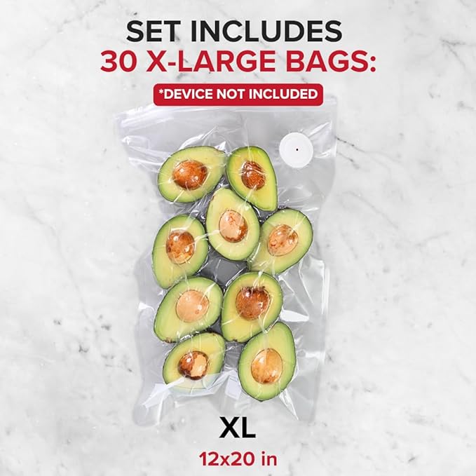 Chef Preserve Reusable Vacuum Sealer Bags
