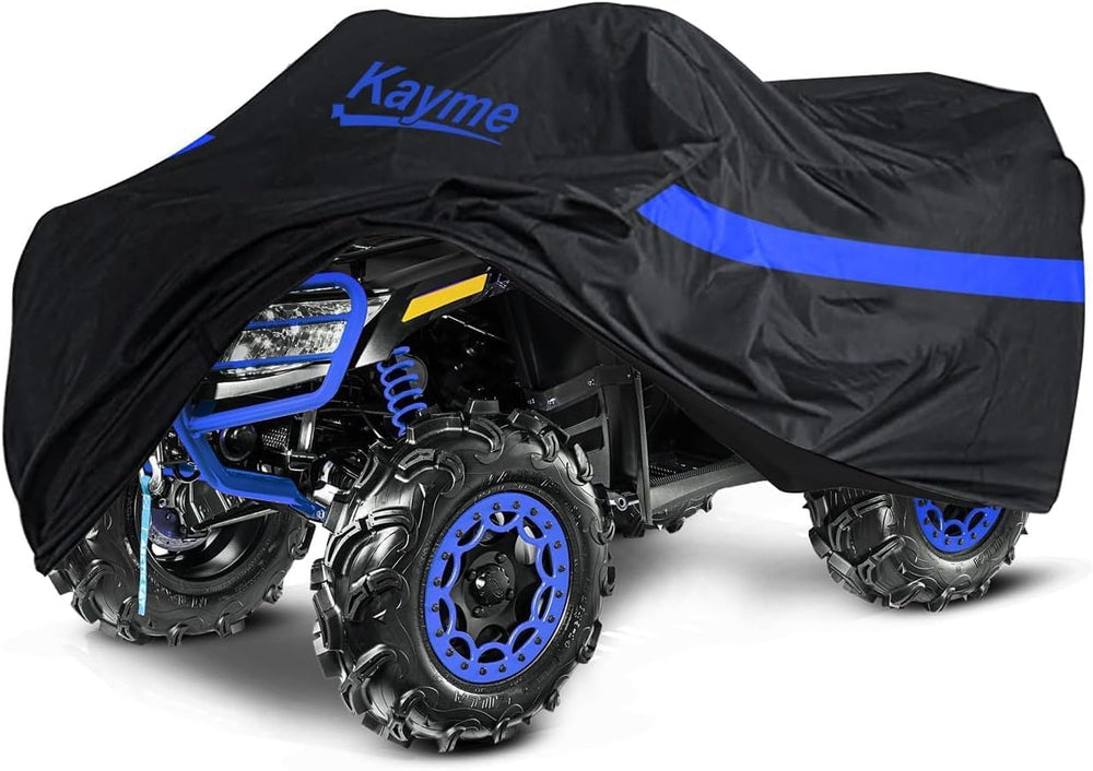 Kayme ATV Cover Waterproof Outdoor Heavy Duty, 4 Wheeler Quad Cover All Weather