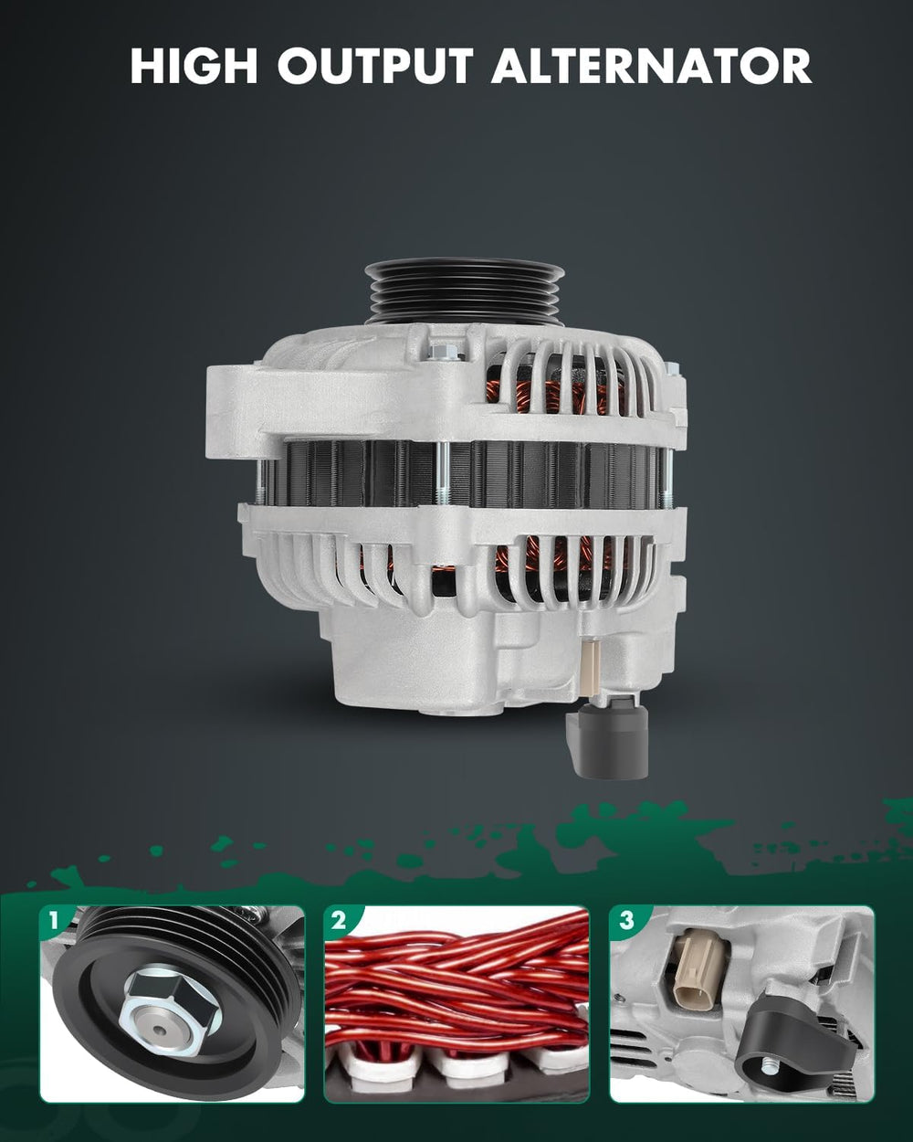 SCITOO 100A 2.4L L4 New Alternator Fits for Chrysler for PT Cruiser 06-10