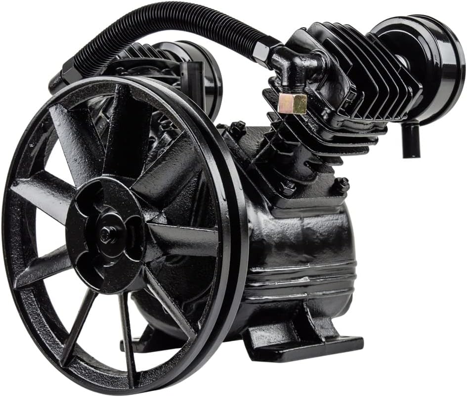 2-3 HP Replacement Air Compressor Pump Single Stage 2-Cylinder 7 CFM Compress...