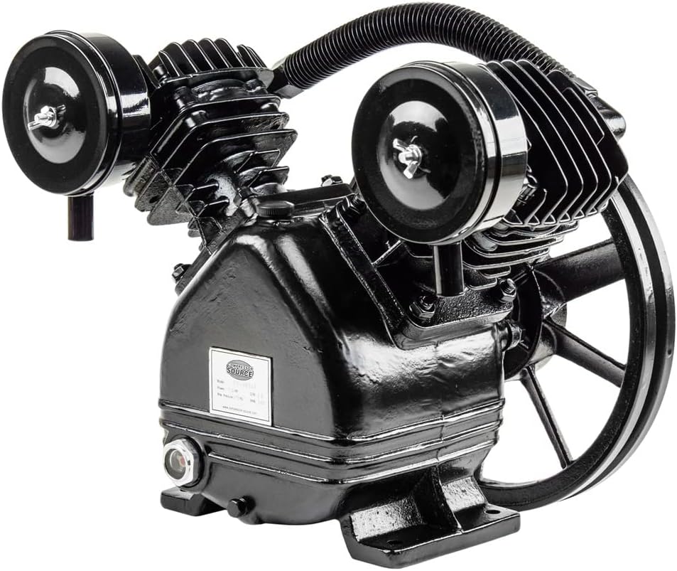 2-3 HP Replacement Air Compressor Pump Single Stage 2-Cylinder 7 CFM Compress...