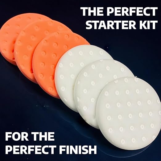 Smart Foam Pads Dual Action 5.5 inch Cut and Polish Combo | Perform 2-Step (6...