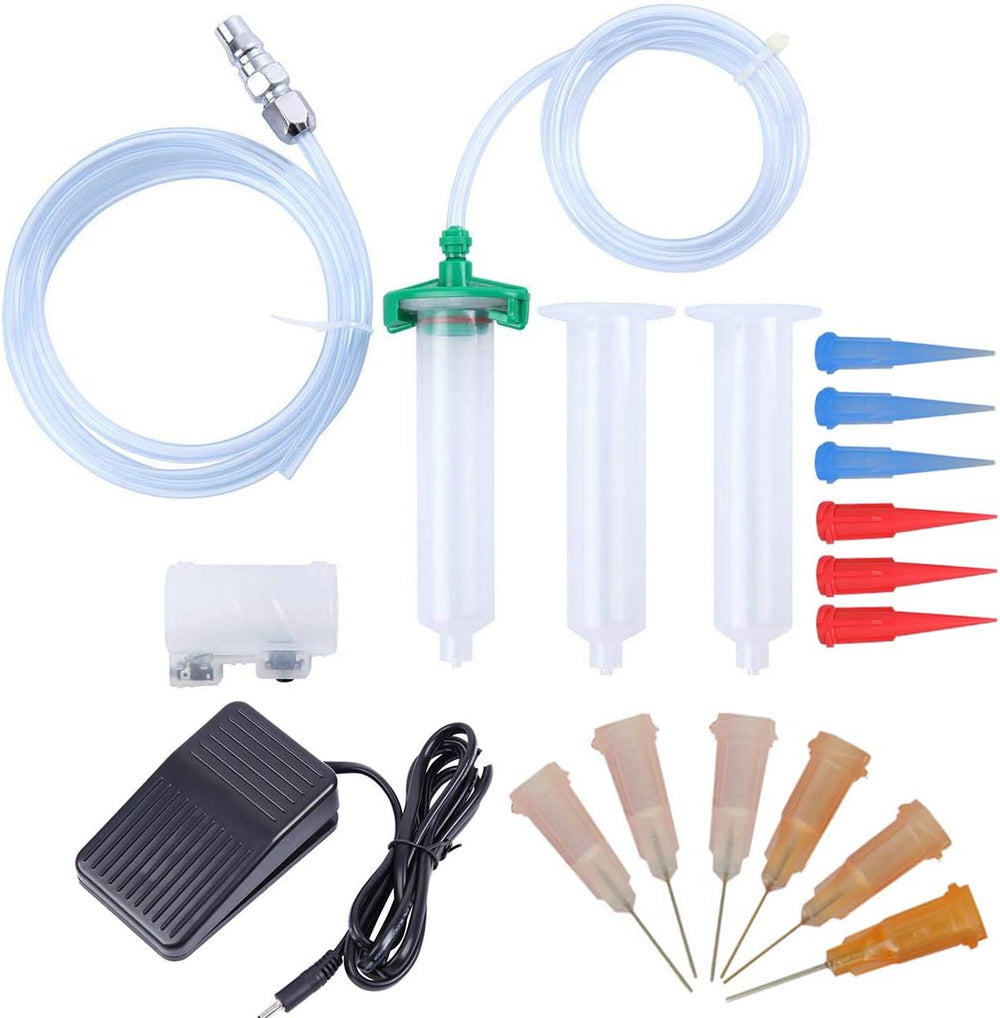 FEITA 982 Auto Glue Dispenser AC 110v Automatic Solder Paste Liquid Adhesive ...