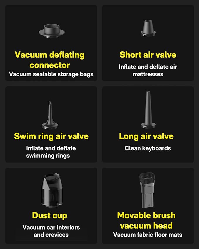 HOTO Handheld Vacuum Cleaner Cordless, Desk Vacuum Cleaner Compressed Electric