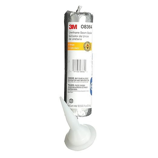 3M Urethane Seam Sealer, High Solids, Permanently Flexible, 310 mL/10.5 oz Foil