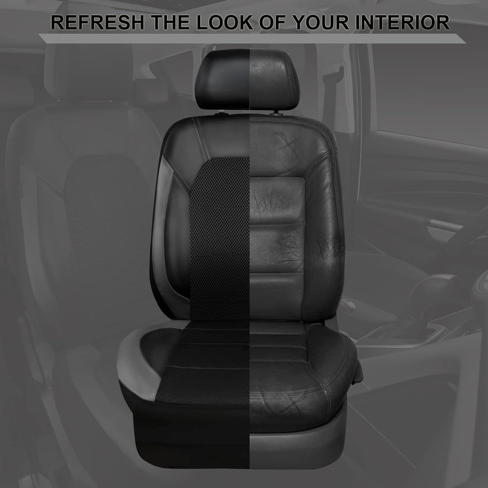 CAR PASS Leather Seat Covers, Automotive Sport Car Seat Cover Super 5mm Compo...