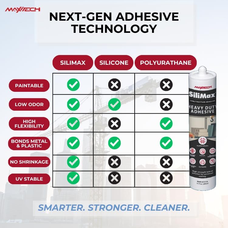 Construction Adhesive Heavy Duty- Industrial Strength Waterproof Adhesive