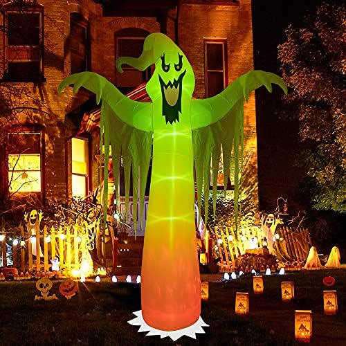Hourleey 9 FT Halloween Inflatables Outdoor, Halloween Blow Up Yard Decoratio...