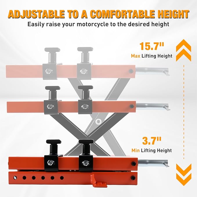 Nilight Motorcycle Lift 1100 LBS ATV Scissor Jacks