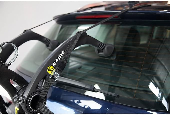 Saris Bones EX 3-Bike Trunk Rack Bicycle Carrier, Anti-Sway Straps, Fits Most