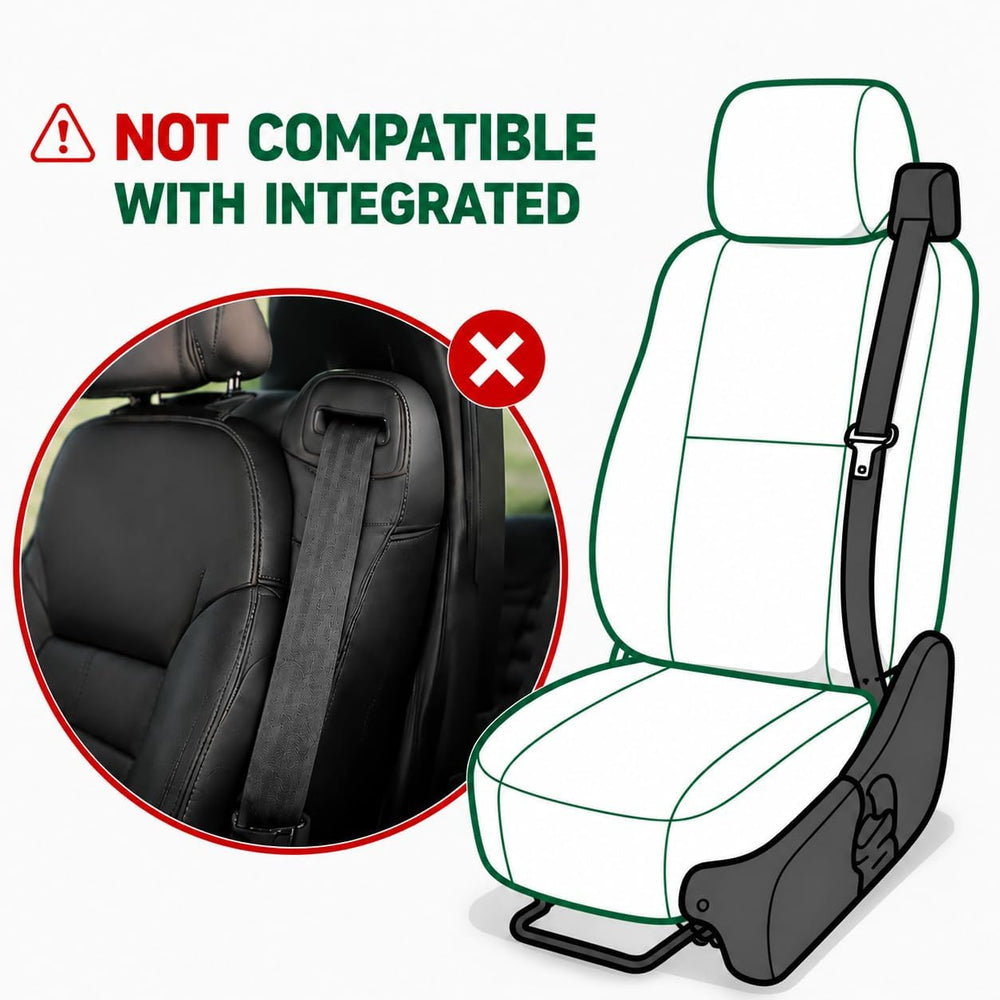 GIANT PANDA Front Car Seat Covers for 2009-2026 Ford F150,2017-2026 F250 F350...