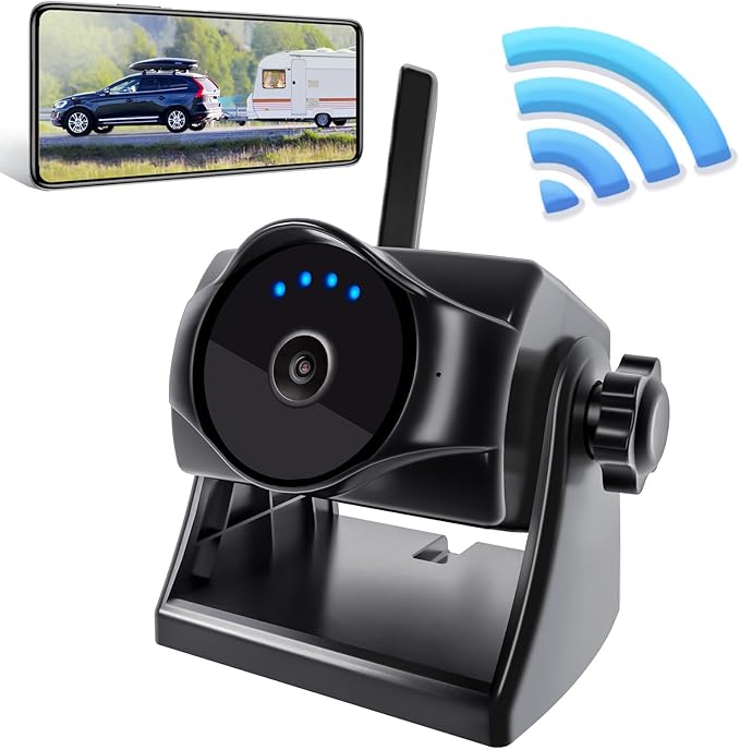 1080P Magnetic Wireless Backup Camera, WiFi Hitch Camera