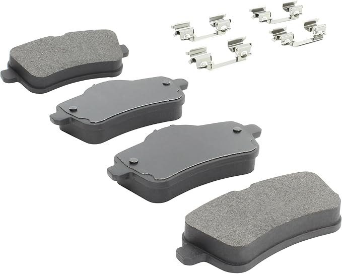 Premium Semi-Metallic Rear Brake Pads Compatible