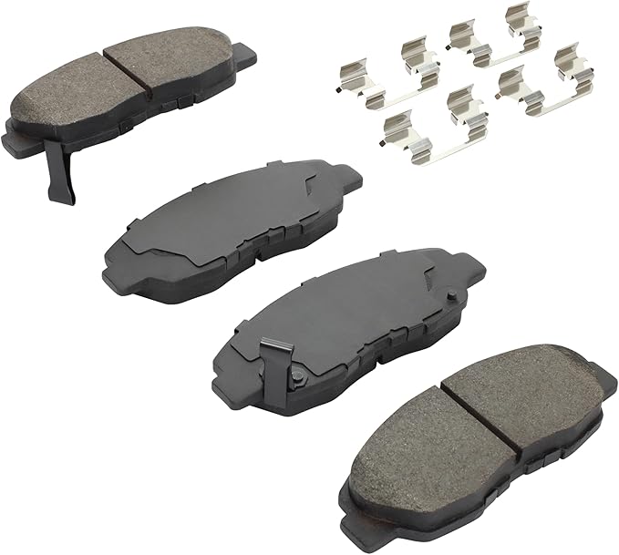 Premium Semi-Metallic Front Brake Pads Compatible