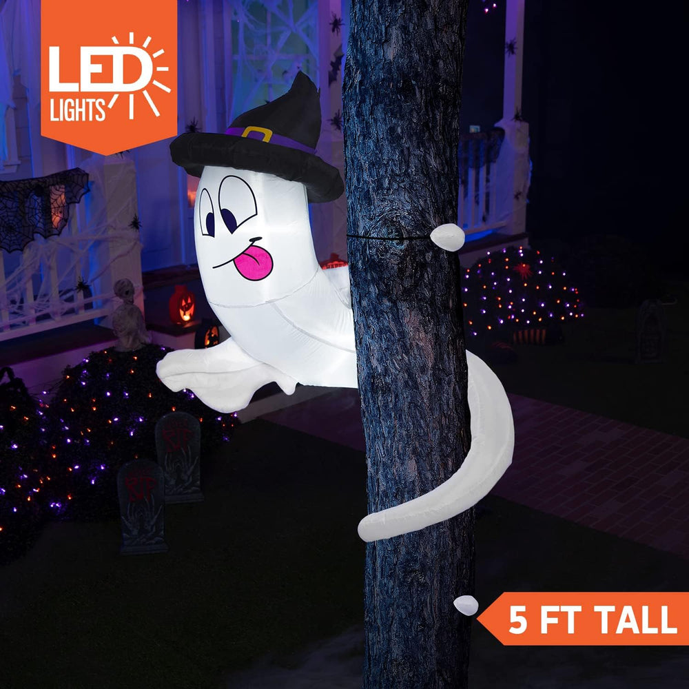 Joiedomi Halloween Inflatables Outdoor Decorations, Inflatable Ghost Hallowee...