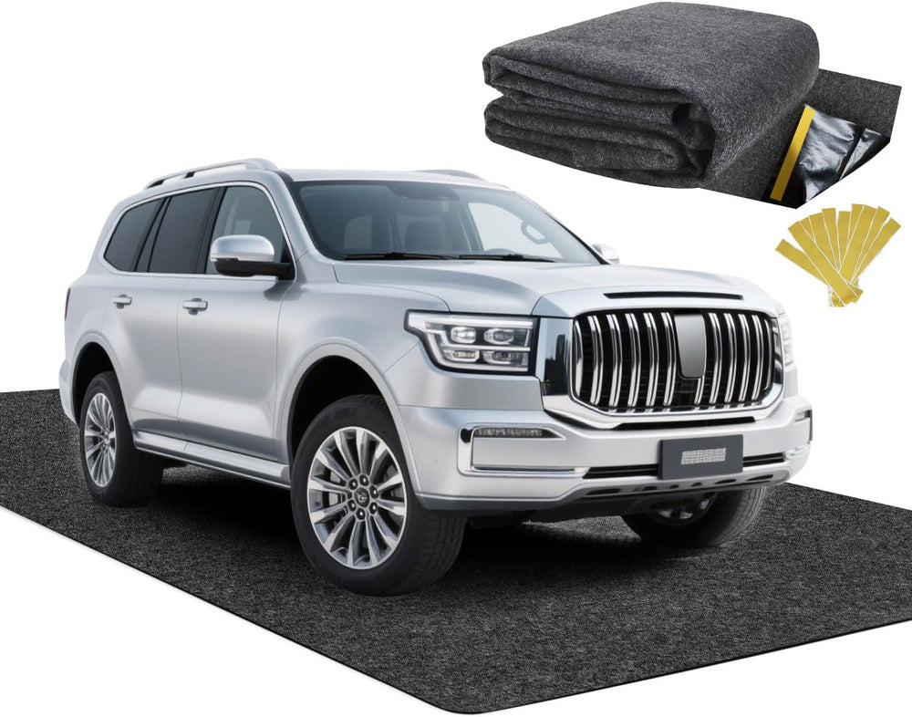 17'x7.45" Heavy Duty Garage Floor Mat with Adhesive Backing - Garage...
