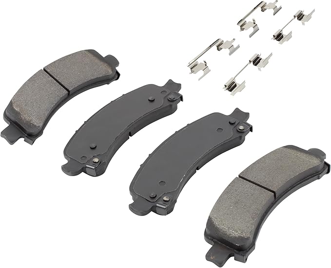 Premium Semi-Metallic Rear Brake Pads Compatible