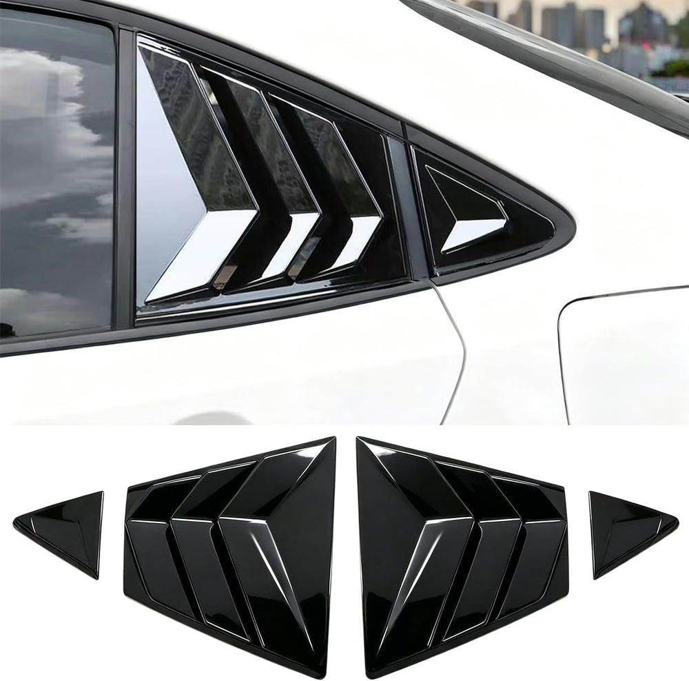 Rear Side Window Louvers for Toyota Corolla 2020 2021 2022 2023 2024 2025 202...