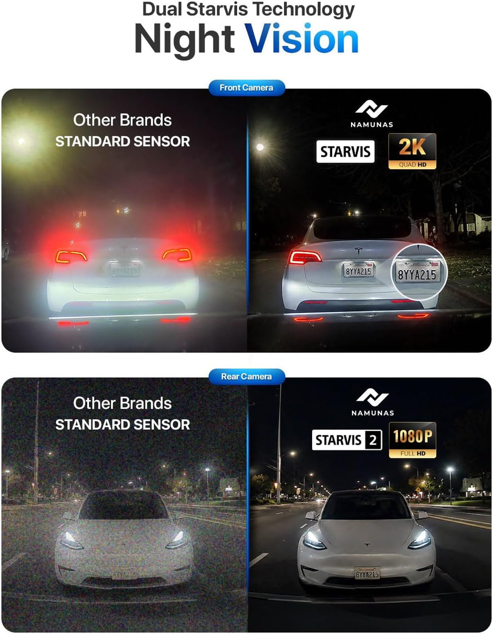First 5 Channel 360 Dash Cam with Adjustable Modular Side Cams for License Pl...