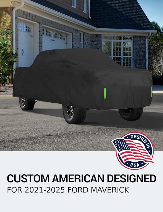 Proadsy Upgrade Car Cover for 2021-2024 2025 Ford Maverick, Waterproof All