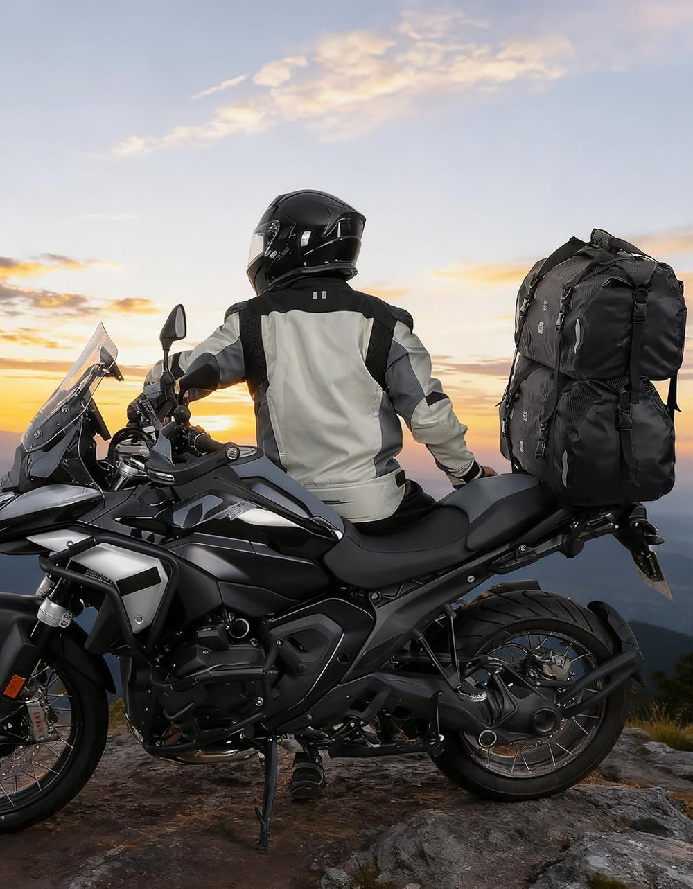 KEMIMOTO Waterproof Motorcycle Dry Bag – Duffle Tail Bag Soft Luggage, 25L/40...