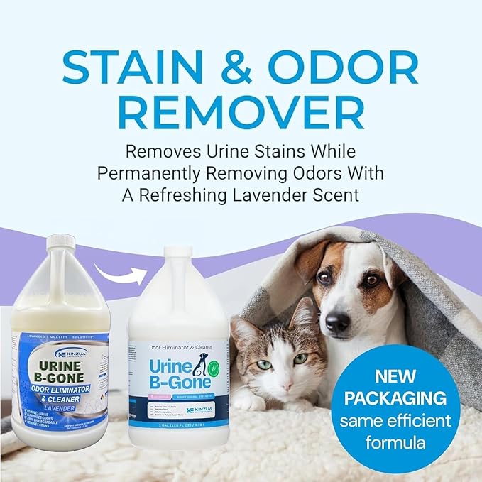 KINZUA ENVIRONMENTAL Urine B-Gone, Professional Enzyme Odor Eliminator & Pet