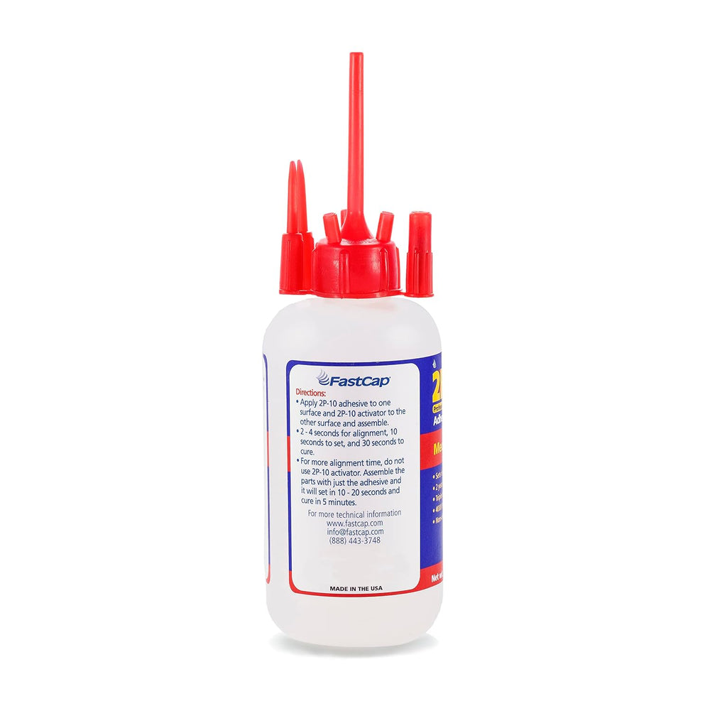 FastCap 2P-10 - Medium – High Performance Super Glue - CA (Cyanoacrylate Adhe...