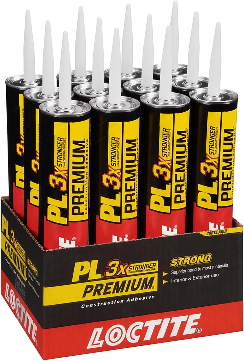 Loctite PL Premium Polyurethane Construction Adhesive, Versatile Construction...