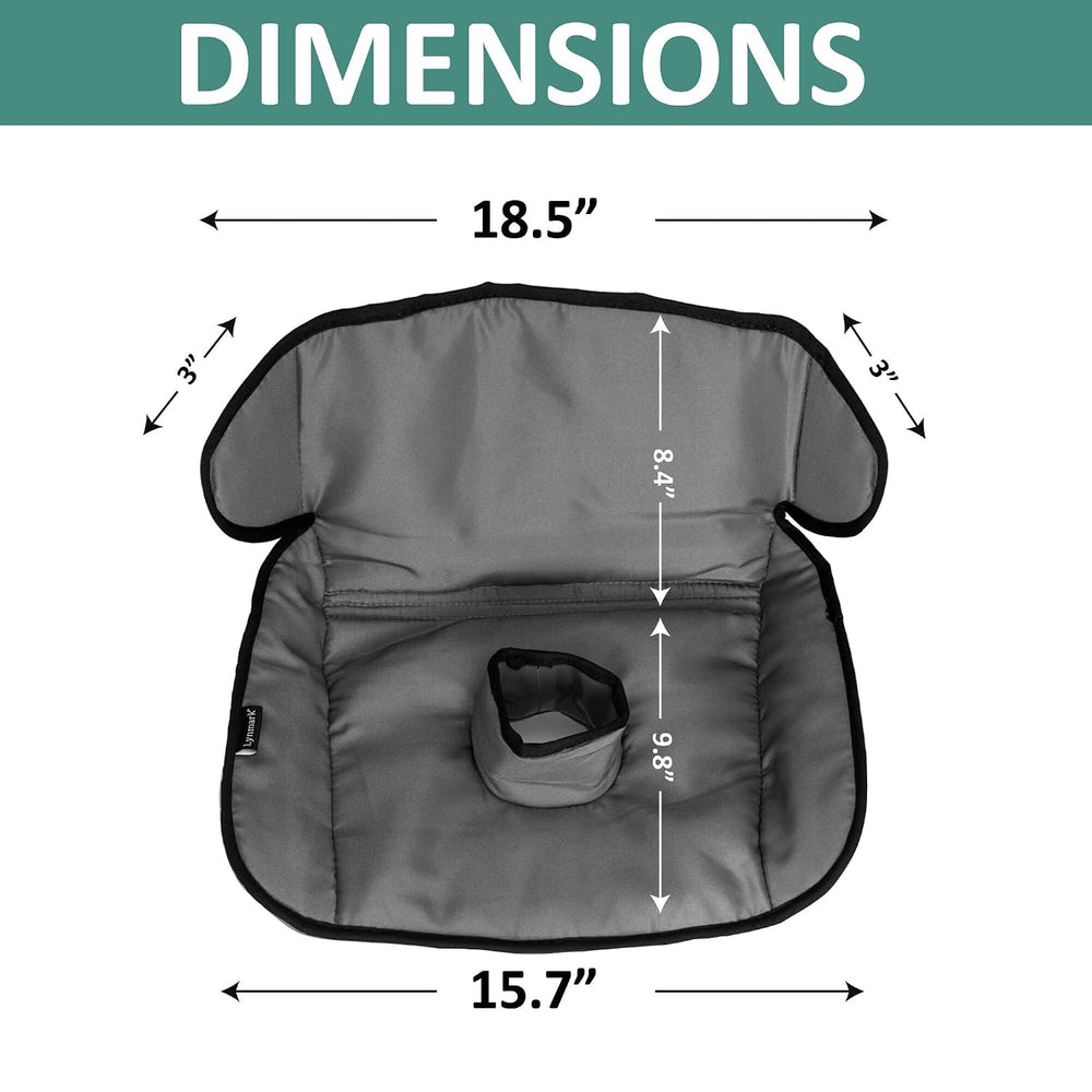 Lynmark® 2X Potty Training Car Seat Protector Cover - Pee Protector, Grey