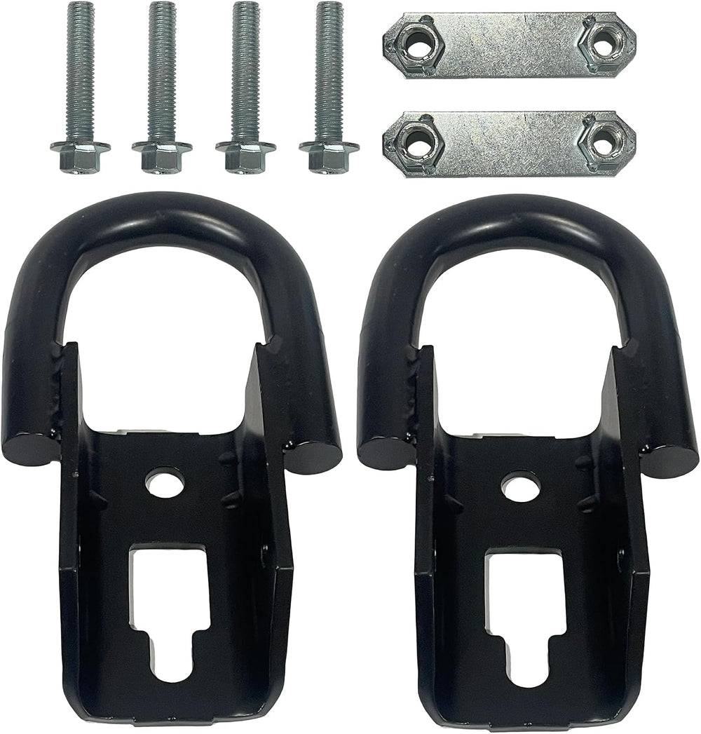 Front Tow Hooks Kit Heavy Duty D-Ring w/Hardware Left & Right FL3Z17A954C...