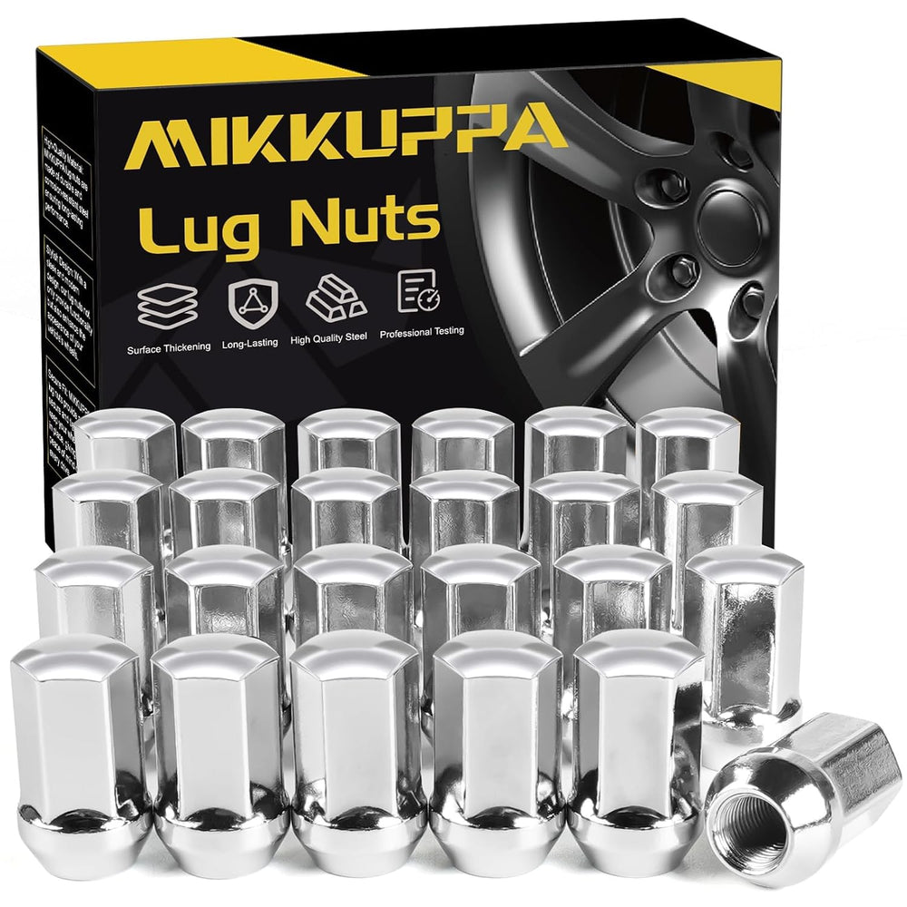 MIKKUPPA 24pcs M14x1.5 Lug Nuts - Replacement for Chevy Silverado Suburban Ta...