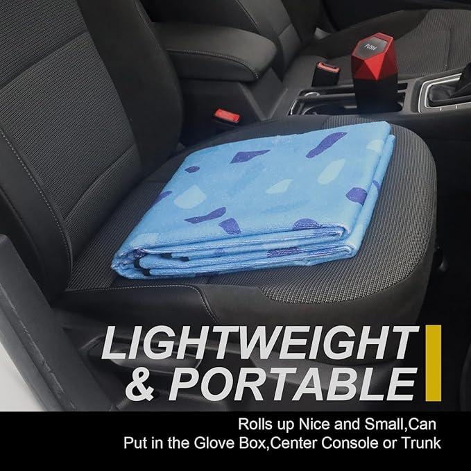 Back Seat Cover for Car Trucks Van SUV, Waterproof Rear Bench Towel Seat Covers