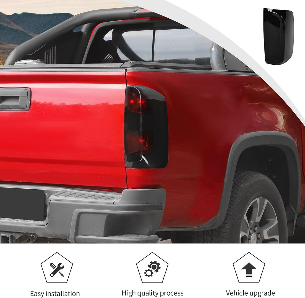 JWWY Smoked Taillight Rear Light Lamp Decor Tinted Darkened Taillight Cover T...