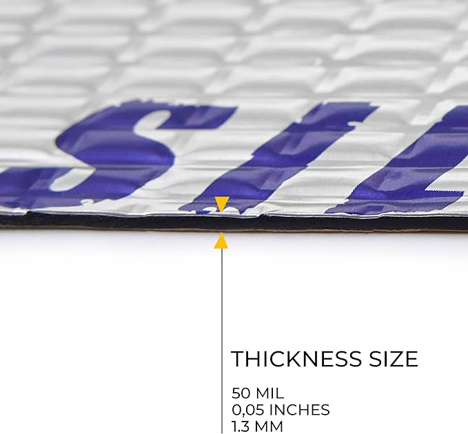Siless 50 mil 52 sqft Car Sound Deadening mat