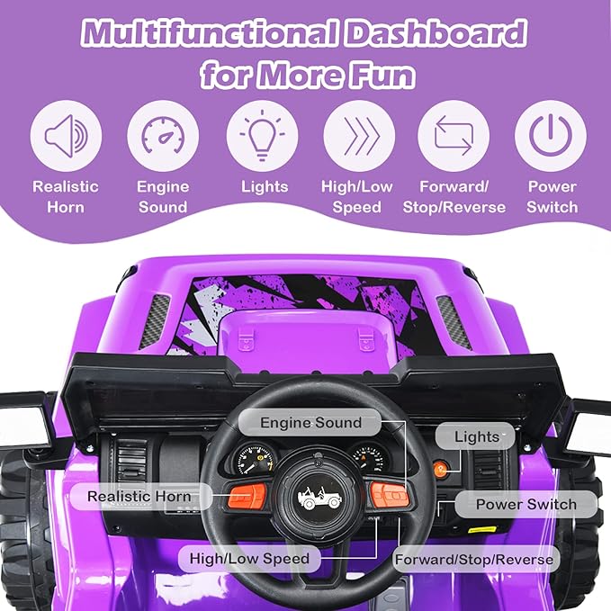 INFANS Kids Ride on Car Truck