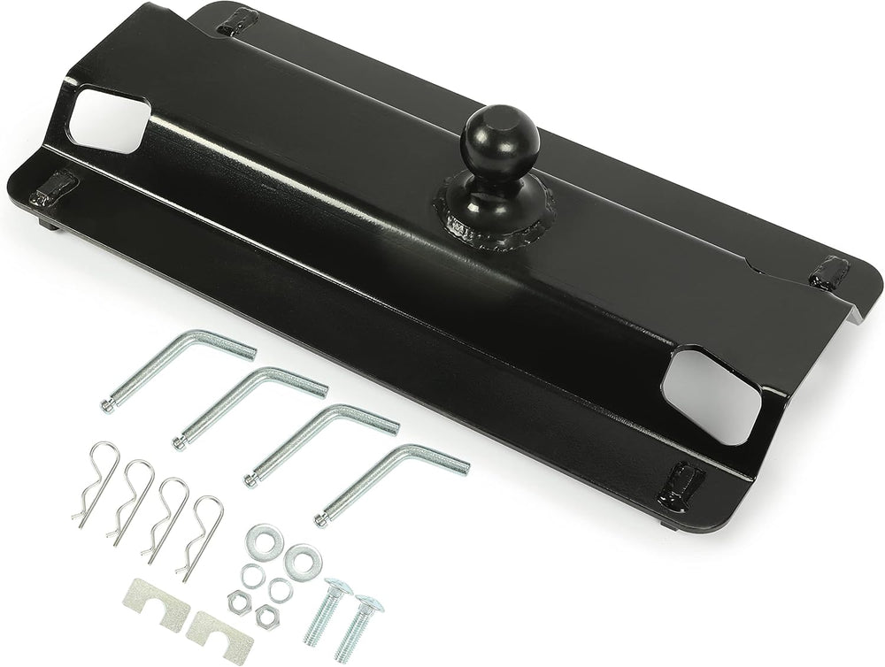 5th Fifth Wheel to Gooseneck Hitch Ball Adapter Plate for Pickup Truck Bed Re...