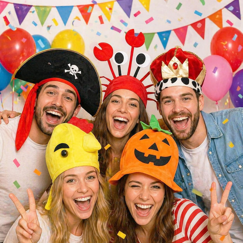 Funny Party Hats Bulk,Costume Crazy Hats for Adults, Photo Booth Props, Birth...