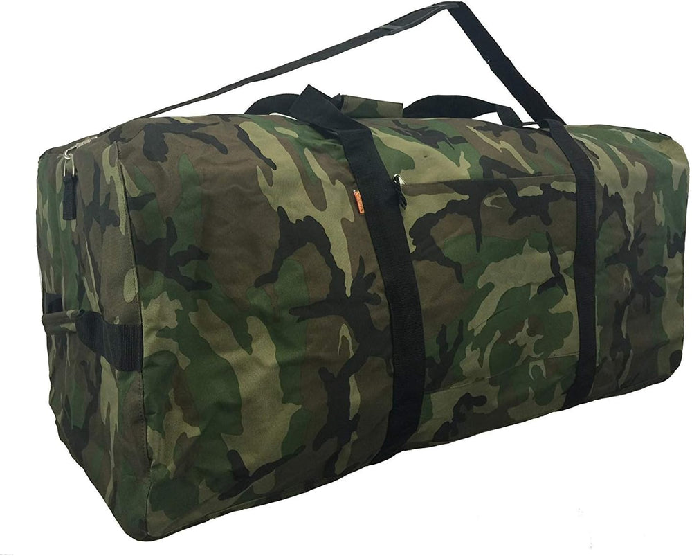 Heavy Duty Cargo Duffel Large Sport Gear Equipment Quality Square Bag Hardwar...
